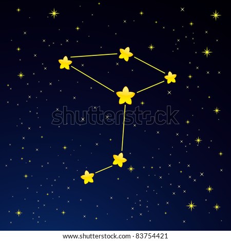 Vector Illustration Of Phoenix Constellation - 83754421 : Shutterstock