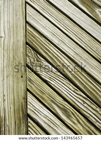 Interior abstract in wood