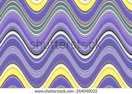 Bold Curvilinear Abstract Of Symmetrical Sine Waves In A Fluid Pattern ...