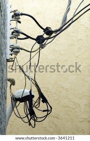 Electrical connections in alley