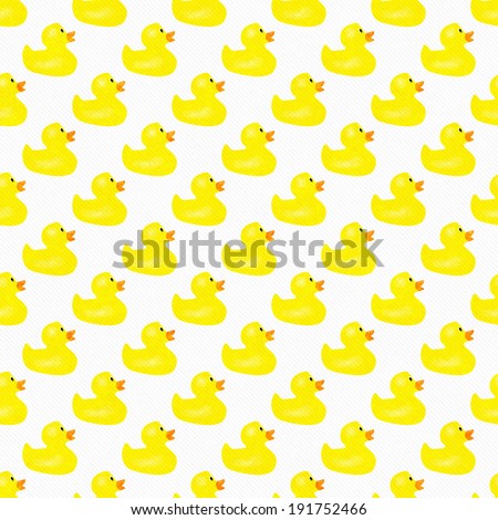 Yellow Ducks Pattern Repeat Background that is seamless and repeats
