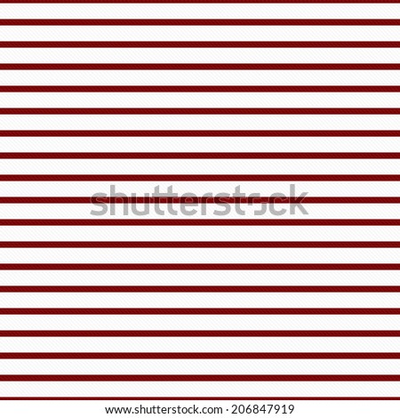 Thin Dark Red and White Horizontal Striped Textured Fabric Background that is seamless and repeats