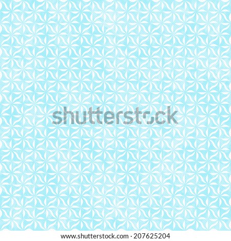 Teal and White Decorative Swirl Design Textured Fabric Background that is seamless and repeats