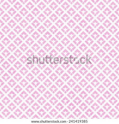 Pink and White Diagonal Squares Tiles Pattern Repeat Background that is seamless and repeats
