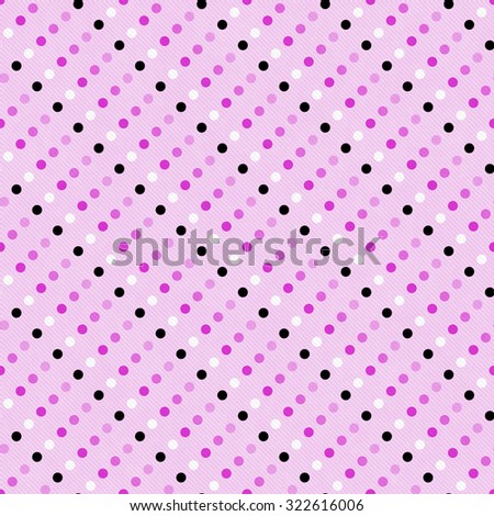Pink Multicolored and White Polka Dot Abstract Design Tile Pattern Repeat Background that is seamless and repeats