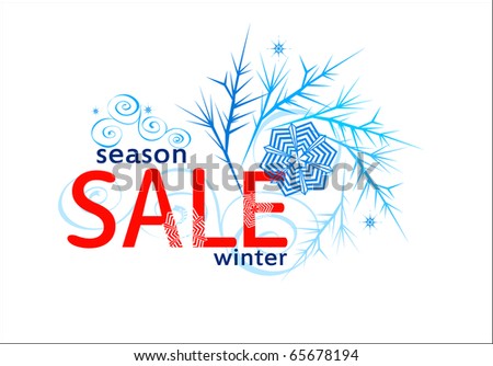 Vector drawings with illustrations to seasonal discounts.