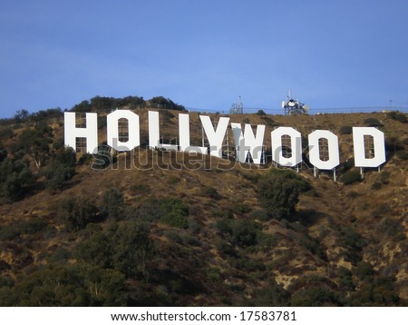 LOS ANGELES - CIRCA 1999: The Hollywood sign is shown on Mount Lee circa summer 1999 in Los Angeles. The sign was originally built in 1923 and has gone through many restorations in the Hollywood Hills area of LA.