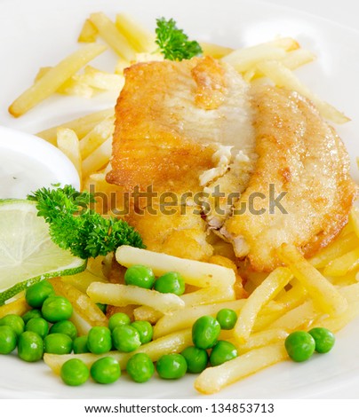 British food - fish and chips
