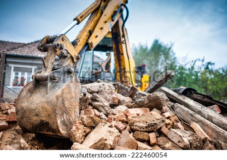 Similar – Image, Stock Photo wreck Demolition house