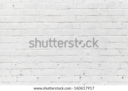 White brick wall. Seamless photo background texture