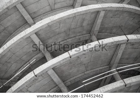 Similar – Image, Stock Photo tall large gray concrete building with empty windows