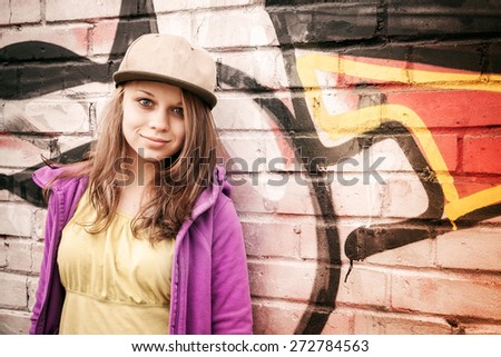 Similar – Image, Stock Photo Correct graffiti Lifestyle