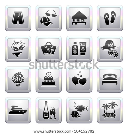 Signs. Travel, Vacation & Recreation. Fifth set icons