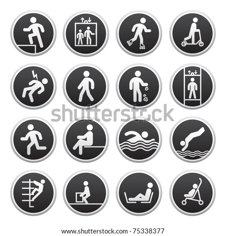 Prohibited Signs vector