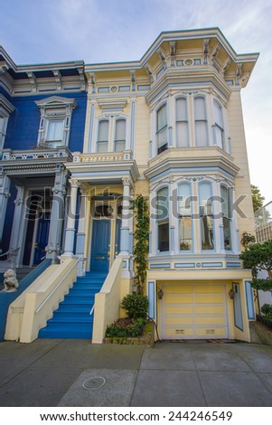 Historic victorian house in San Francisco