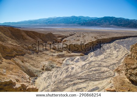 Dry wash in Death Valley National Park, CA
