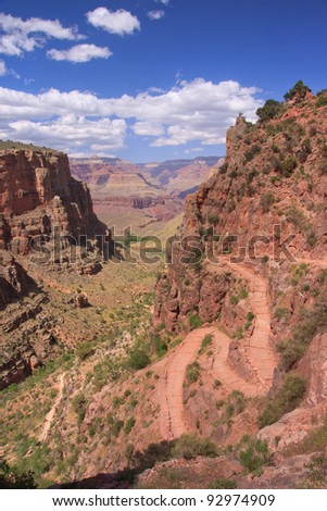 Bright Angel trail in Grand Canyon National Park