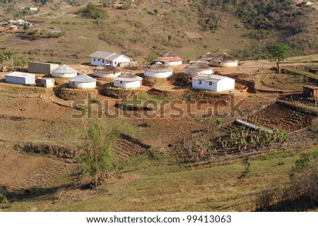 a cluster of homes in kwazulu natal south africa