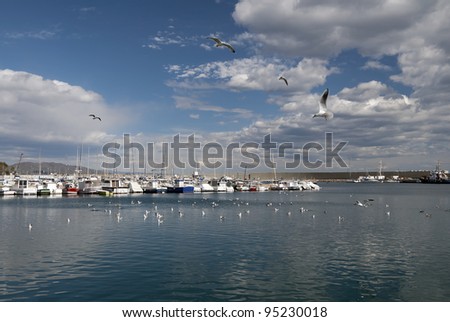 Garrucha Harbor Marina, Almeria Province, Andalusia, Spain