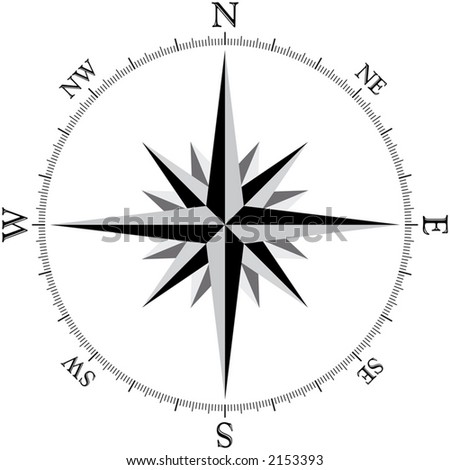 Compass (in vector format, can be scaled to any size)
