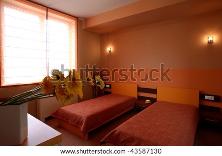 Beautiful and modern bedroom interior design.