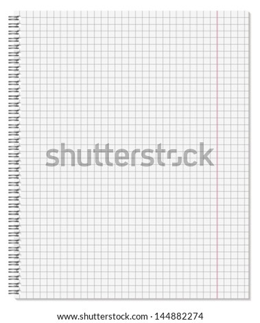 Notebook. Vector illustration.