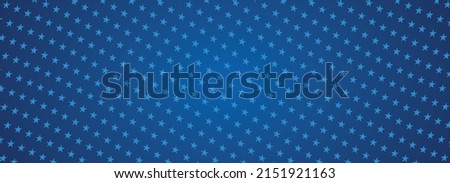Abstract banner, header template with a five-pointed star pattern. Vector background.