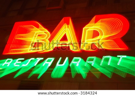 Bar & Restaurant Sign (abstract)