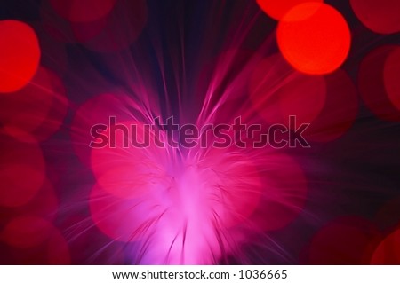 abstarct background with red rayons explosion