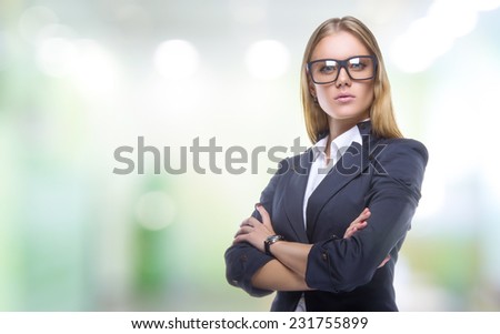 Beautiful business women meet business partners. Business decisions. Office workers. Friendly smiling girl. Beautiful light background