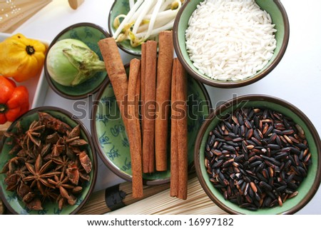 chinese spices Imagine de stoc © 