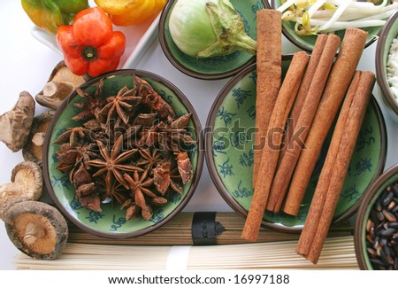 chinese spices Imagine de stoc © 