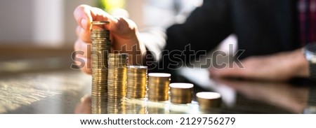 Similar – Image, Stock Photo Banner with copy space, leaves with fluff ball as a replacement for a dandelion