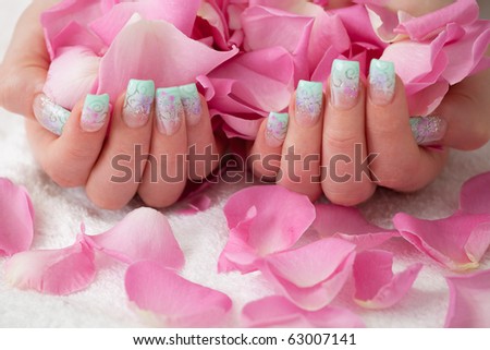 Similar – Image, Stock Photo Individual cosmetics flower in bloom in a vase in the shape of a metal jug