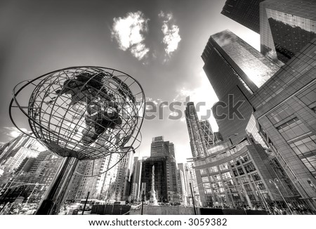 Globe at Columbus Circle - Manhattan - New York