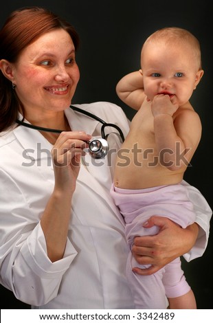 pediatrician -physical exam by Family Doctor