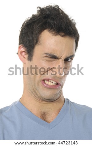 Man With An Exaggerated Sad Face Stock Photo 44723143 : Shutterstock