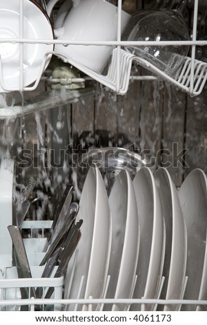 Inside of dishwasher 1
