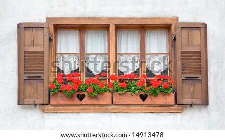 Old European Wooden Windows