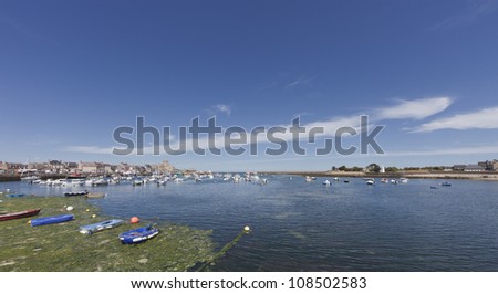 Fishing and recreational boats in harbor - Barfleur, Basse Normandy, France