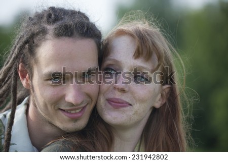 Portrait of Happy Young Couple - Germany, Europe
