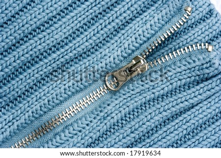 Open Zipper on Sweater