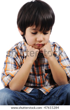 Young Boy Feeling Sad Stock Photo 47615284 : Shutterstock