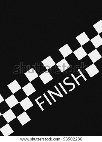 Finish Line, Checkered Flag Stock Photo 53502280 : Shutterstock