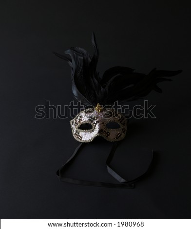 Fancy Mask Isolated on Black