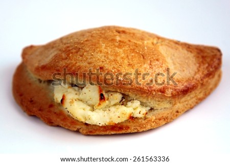 Russian pie with fresh cheese