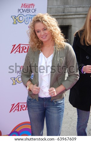 HOLLYWOOD, CA- OCTOBER 24: Actress Tiffany Thornton attends the Variety\'s Power of Youth event at The Paramount Studios on October 24, 2010 in Hollywood, California.