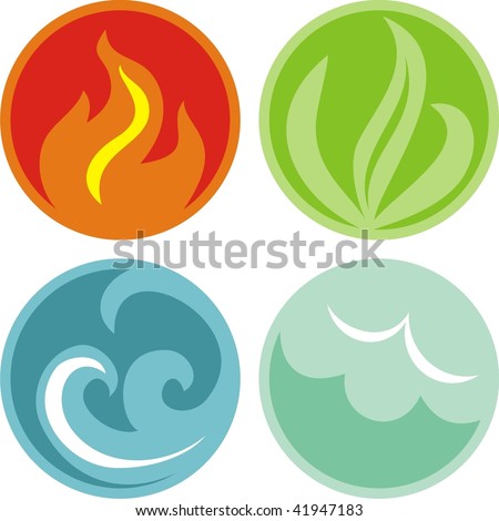 Natural Elements Stock Vector Illustration 41947183 : Shutterstock