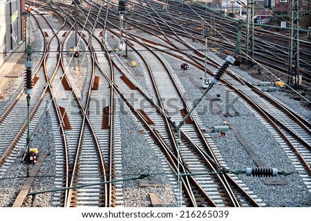 Similar – Foto Bild Kreuzung in Hamburg mit Straßennamen