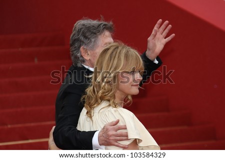 CANNES, FRANCE - MAY 21: Nastassja Kinski  and Roman Polanski attends the \'Vous N\'avez Encore Rien Vu\' premiere during the 65 Cannes  Festival at Palais des Festivals on May 21, 2012 in Cannes, France